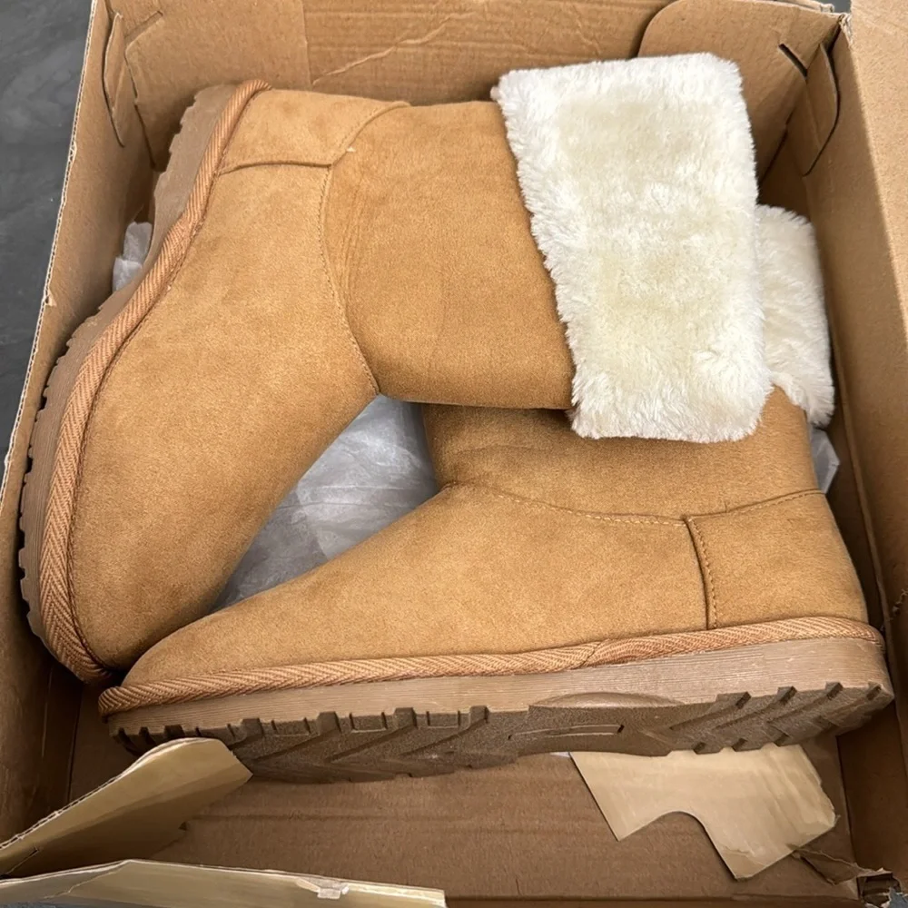 Thereabouts Little & Big Girls Aubree Flat Heel Winter Boots